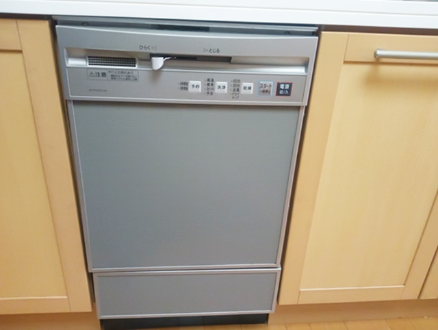 大垣市 食洗機交換工事 施工前の様子（ビルトイン食洗機）