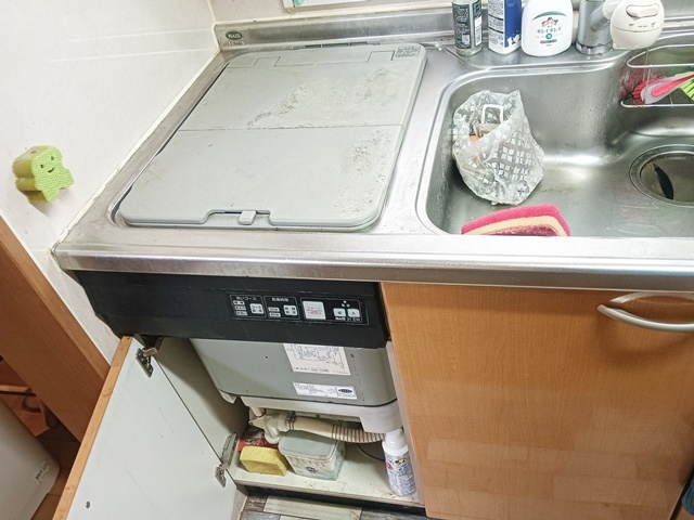 岡崎市 トップオープン食洗機 施工前