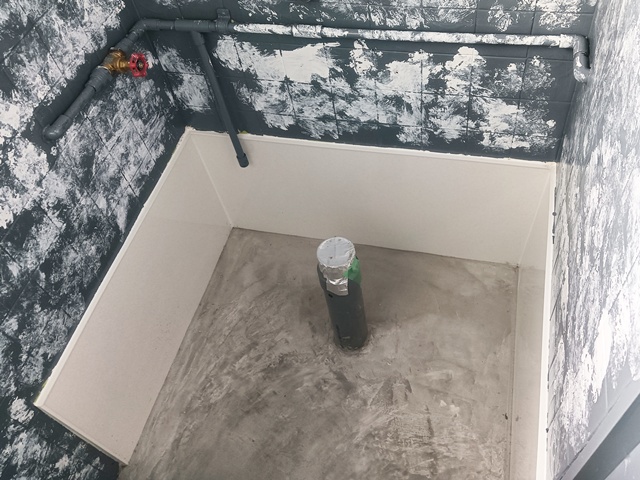 和式トイレ撤去後の様子 豊田市