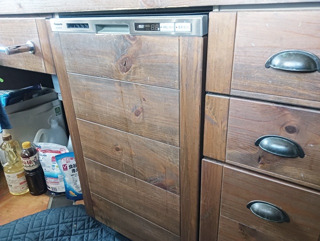 名古屋市中村区 食洗機交換工事 施工前の様子